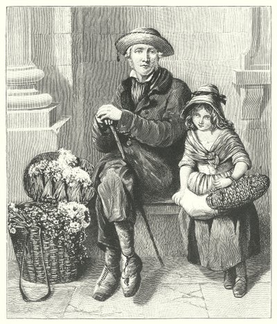 Blomman Gatheres (litografi) av English School