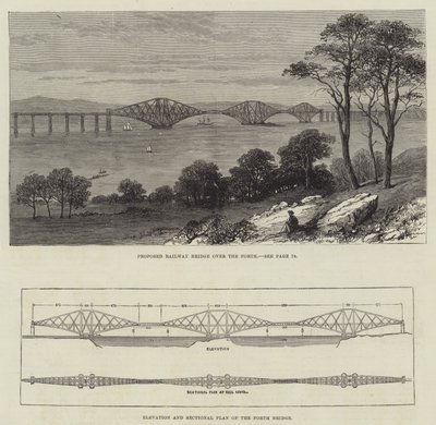 The Forth Bridge (gravyr) av English School