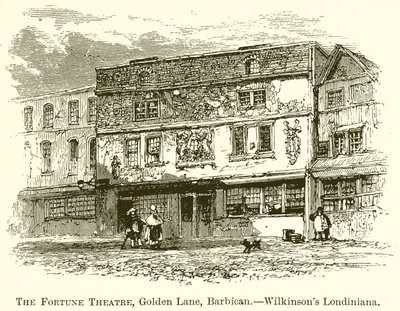 The Fortune Theatre, Golden Lane, Barbican.--Wilkinsons Londiniana av English School