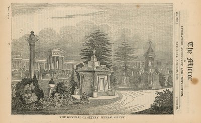 Allmänna kyrkogården i Kensal Green av English School