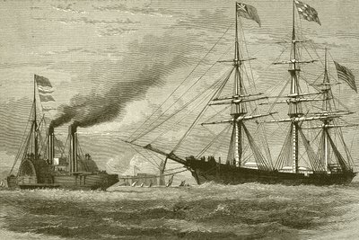 George Griswold går in i Mersey av English School