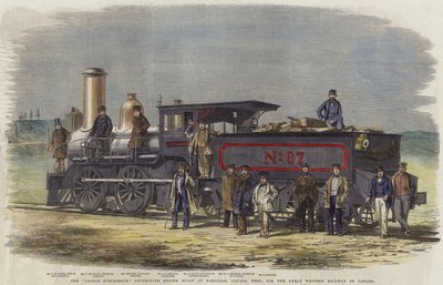 George Stephenson-loket byggt i Hamilton av English School