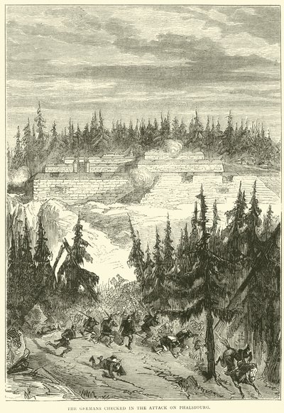 Tyskarna kontrollerade attacken mot Phalsbourg 1871 av English School