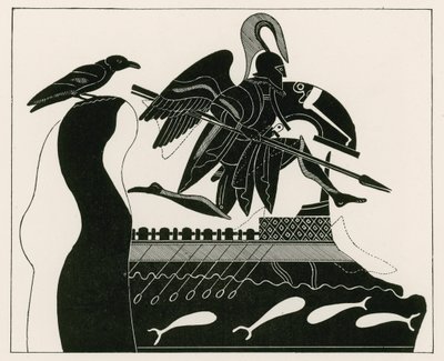 Patroklos vålnad (gravyr) av English School