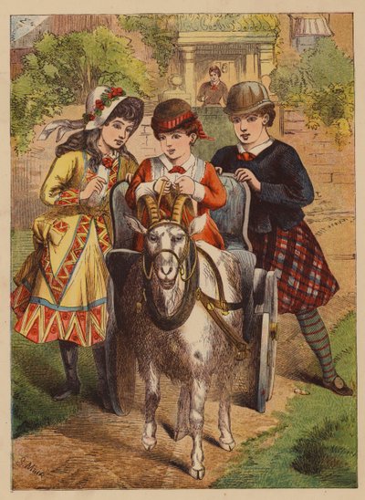 Getchaisen (färglitografi) av English School