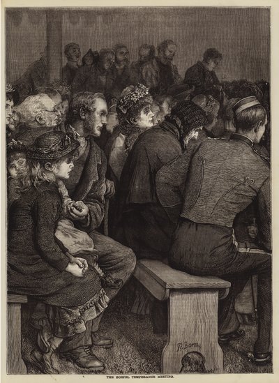 The Gospel Temperance Meeting (gravyr) av English School