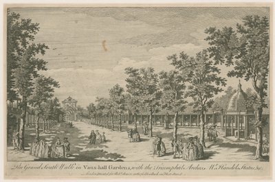 The Grand South Walk i Vauxhall Gardens av English School