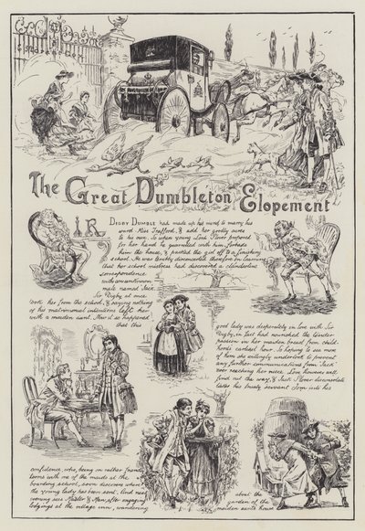 The Great Dumbleton Elopement (gravyr) av English School