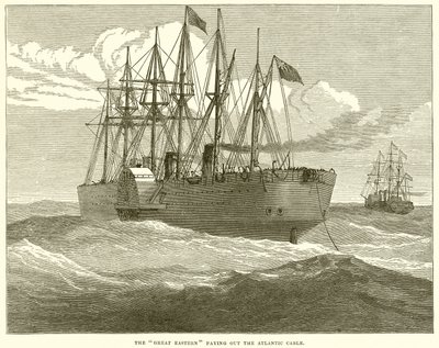 The Great Eastern betalar ut Atlantkabeln av English School
