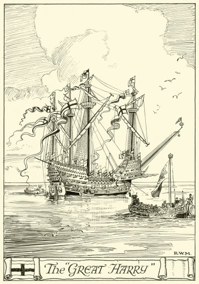 The Great Harry (bläck på papper) av English School