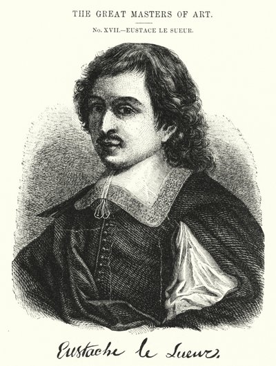 Den store konstmästaren, Eustace Le Sueur (gravyr) av English School