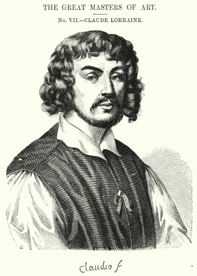 De stora mästarna i konst, Claude Lorraine (gravyr) av English School