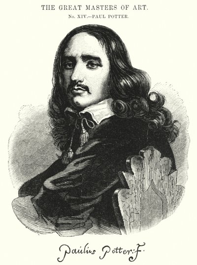 The Great Masters of Art, Paul Potter (gravyr) av English School