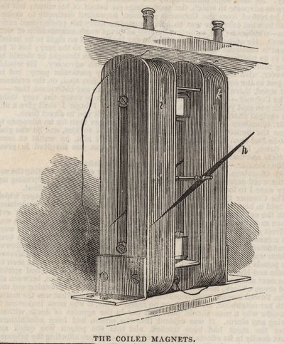 The Great Western Electric Telegraph: De spolade magneterna av English School