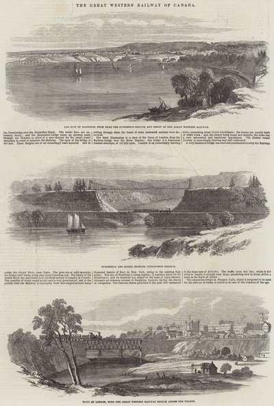 The Great Western Railway of Canada (gravyr) av English School