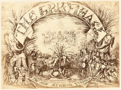 The Griffinage, Hon. Newman Strange, sida från The Delhi Sketchbook, 1850-54 av English School
