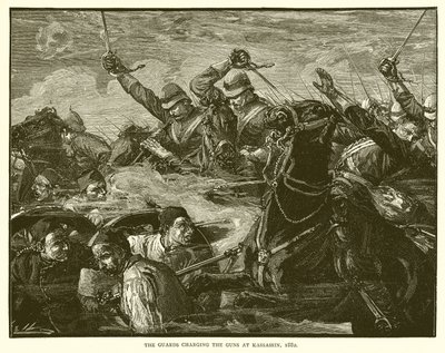 Vakterna laddar vapen vid Kassassin, 1882 av English School