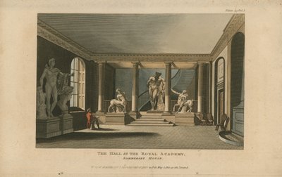 Hallen vid Royal Academy, Somerset House av English School