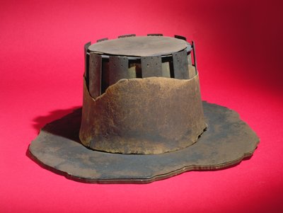 The Hat of Judge John Bradshaw, 1600-talet (läder) av English School