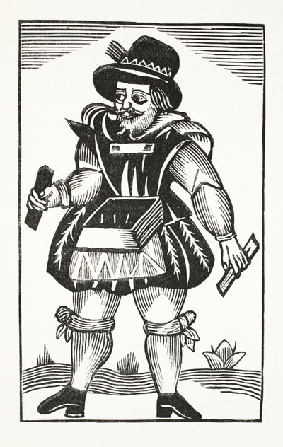 The History of Tom Long the Carrier, illustration från Chap-books of the artonde århundradet av John Ashton, pub. 1882 av English School