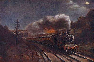 The Hook of Holland Express by Night, Liverpool Street Station till Parkeston Quay (Harwich), Great Eastern Railway av English School