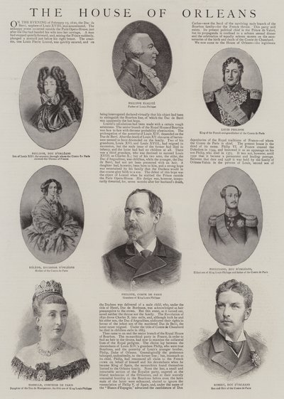 The House of Orleans (gravyr) av English School