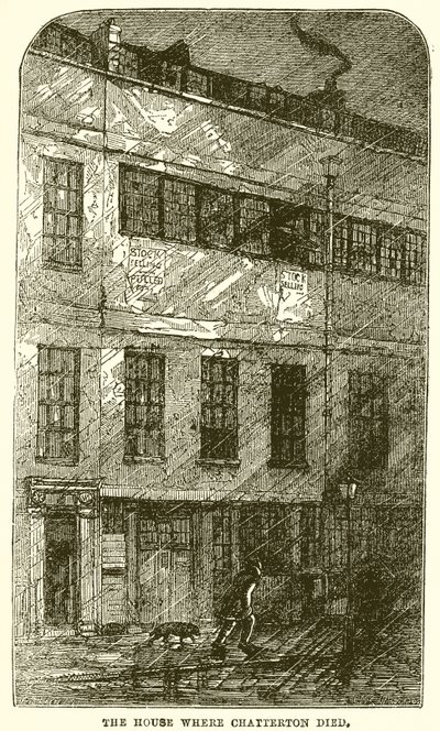 Huset där Chatterton dog av English School