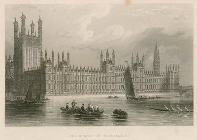 Houses of Parliament, Palace of Westminster, London av English School
