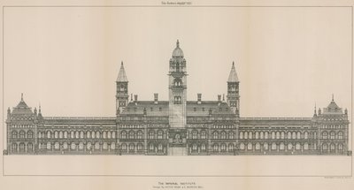 The Imperial Institute: Design av Aston Webb och E Ingress Bell av English School