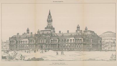 Imperial Institute: Design av Robert Rowand Anderson av English School