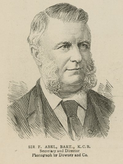 Imperial Institute: Sir F Abel, sekreterare och direktör av English School