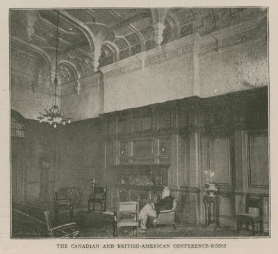 The Imperial Institute: Det kanadensiska och brittisk-amerikanska konferensrummet av English School