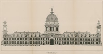 Imperial Institute, design av A W Blomfield av English School