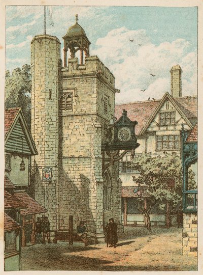 Den internationella hälsoutställningen i South Kensington, 1884: All-Hallows, Staining, London av English School
