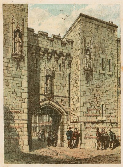 Den internationella hälsoutställningen i South Kensington, 1884: en gammal engelsk port av English School