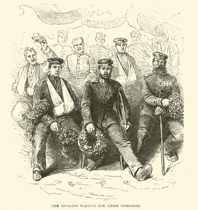 Invaliderna väntar på sina kamrater, 1871-2 av English School