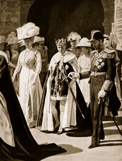 Prinsen av Wales investiture, 1911 l av English School