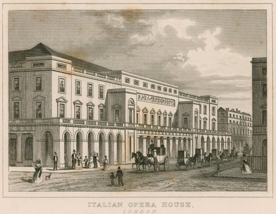Italienska operahuset, London av English School