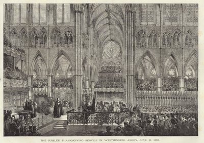 Jubilee Thanksgiving Service i Westminster Abbeybbery, av English School