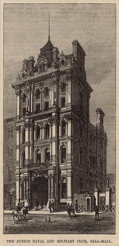 Junior Naval and Military Club, Pall Mall av English School