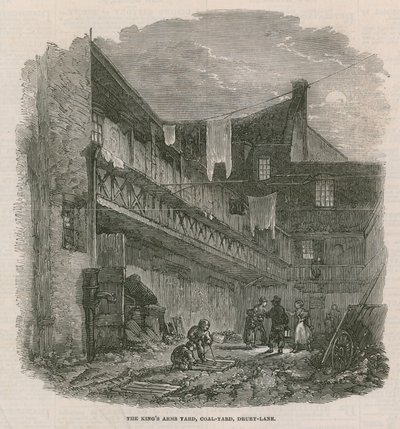 The Kings Arms Yard, Coal Yard, Drury Lane av English School