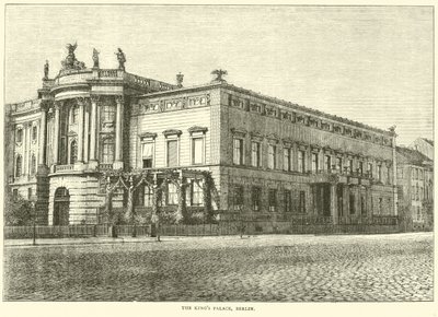 Kings Palace, Berlin, mars 1871 av English School