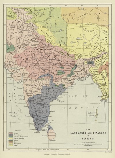 Språken och dialekterna i Indien av English School