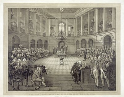 Det sista parlamentet i Irland valde A.S. 1790, pub. 1874 (lito) av English School