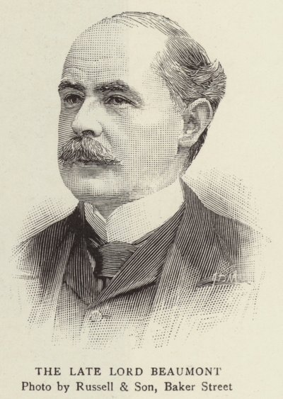 The Late Lord Beaumont (gravyr) av English School