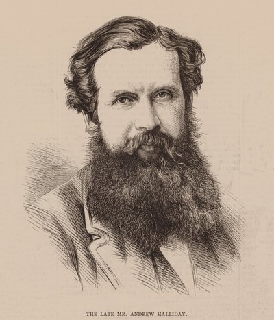 The Late Mr Andrew Halliday (gravyr) av English School