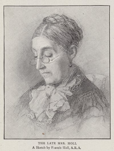 The Late Mrs Holl (gravyr) av English School