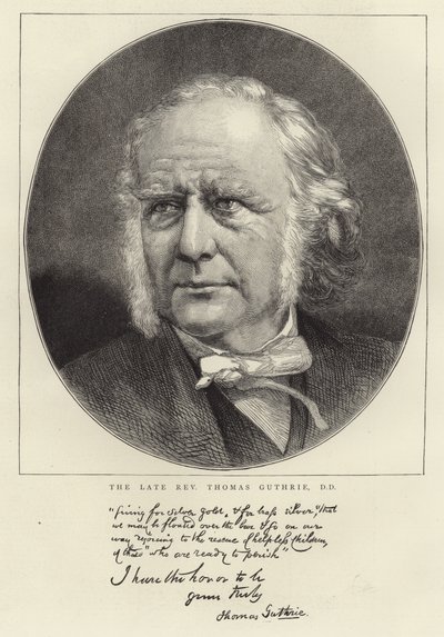 Den framlidne pastorn Thomas Guthrie av English School