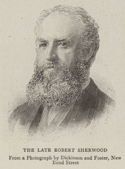 The Late Robert Sherwood (gravyr) av English School