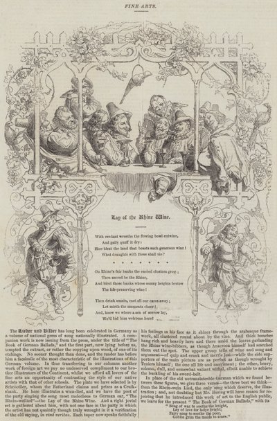 The Lay of the Rhen Wine (gravyr) av English School
